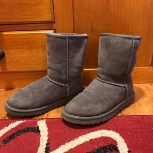 Gray classic ugg boots
